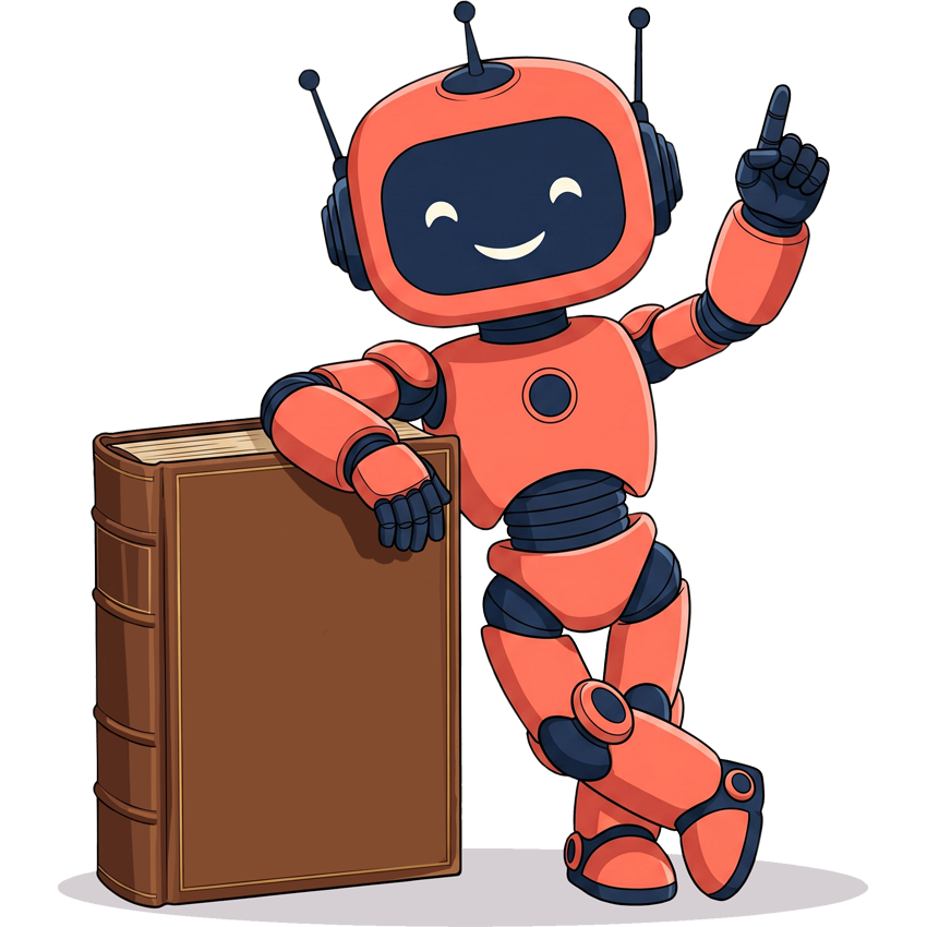 Робот с книжкой